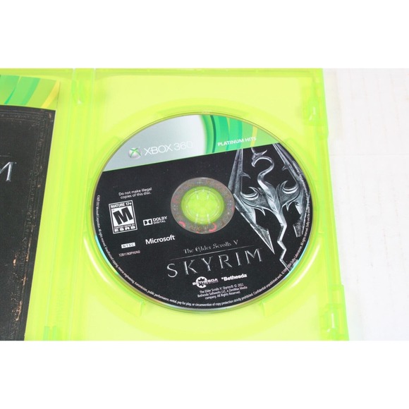 The Elder Scrolls V: Skyrim (Microsoft Xbox 360, 2011) Authentic, tested/works - Picture 6 of 8